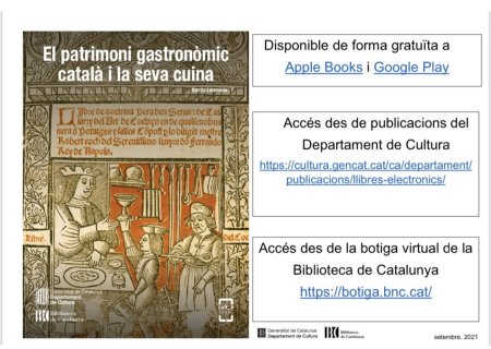 Presentat el llibre El patrimoni gastronòmic català i la seva cuina a l'Espai Boqueria