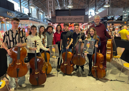 La Boqueria y el Liceo celebran a Bach con un concierto libre y gratuito de ‘Bach in the Subways’