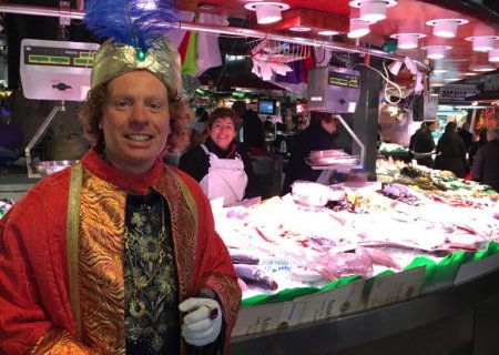 El Patge Reial visita el mercat