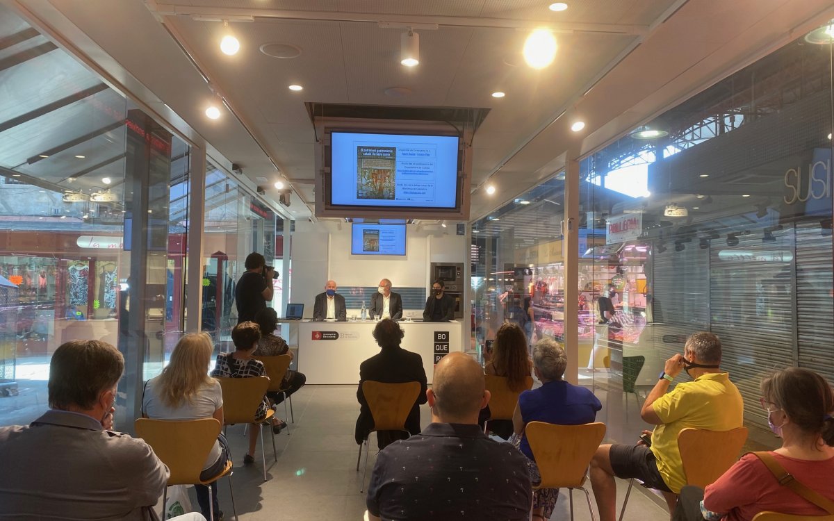 Presentat el llibre El patrimoni gastronòmic català i la seva cuina a l'Espai Boqueria