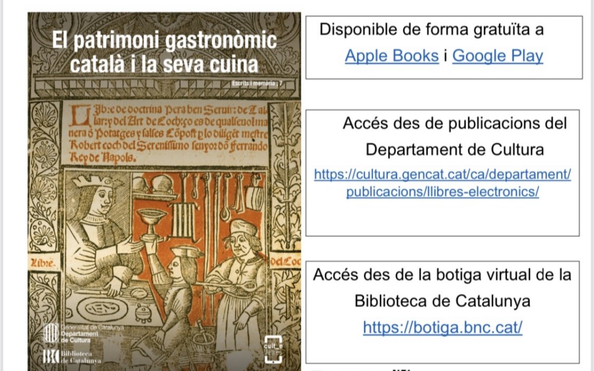 Presentat el llibre El patrimoni gastronòmic català i la seva cuina a l'Espai Boqueria