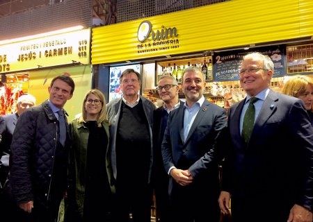 Candidats a les municipals barcelonines de tapes al mercat